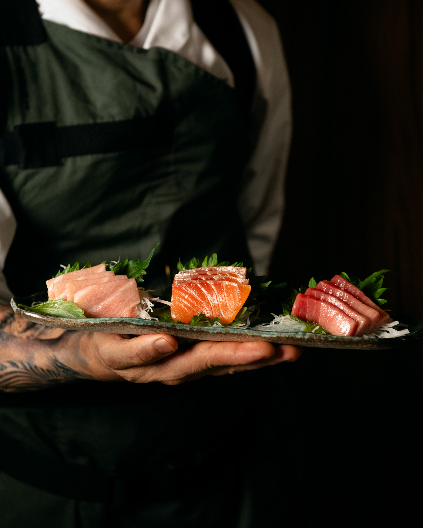 chef Hiroshi Shimamura nigiri Barcelona restaurant kintsugi